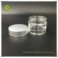 50g clear empty cosmetic glass jar